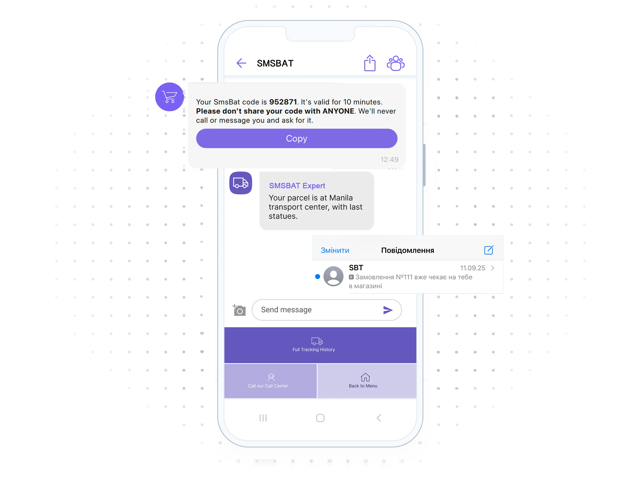 SMSBAT Cascade RESTful API